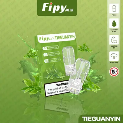 Fipy 果派 一代通用煙彈｜2.2ml 3%尼古丁鹽 水果風味煙彈 一代相容 台灣現貨【買3贈主機】