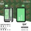 Hebat 喜貝10000拋棄式電子煙｜數位螢幕顯示 Mesh芯霧化系統 Type-C快充 12W輸出設計 台灣現貨