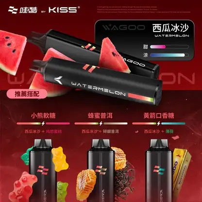 WAGOO 哇酷 KIS5 6500口拋棄式電子煙｜雙核心輸出 防漏油設計 台灣現貨