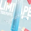 LIMI 7000口拋棄式電子煙｜3.5%尼古丁鹽 650mAh電池 LED發光設計 可充電式 台灣現貨