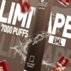 LIMI 7000口拋棄式電子煙｜3.5%尼古丁鹽 650mAh電池 LED發光設計 可充電式 台灣現貨