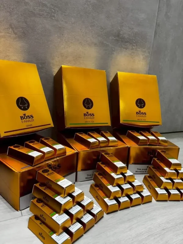 BOSS 泰國金磚鼻通器｜1000口霧化鼻吸棒 薄荷清新涼感 隨身便攜設計 日常醒神體驗 台灣現貨