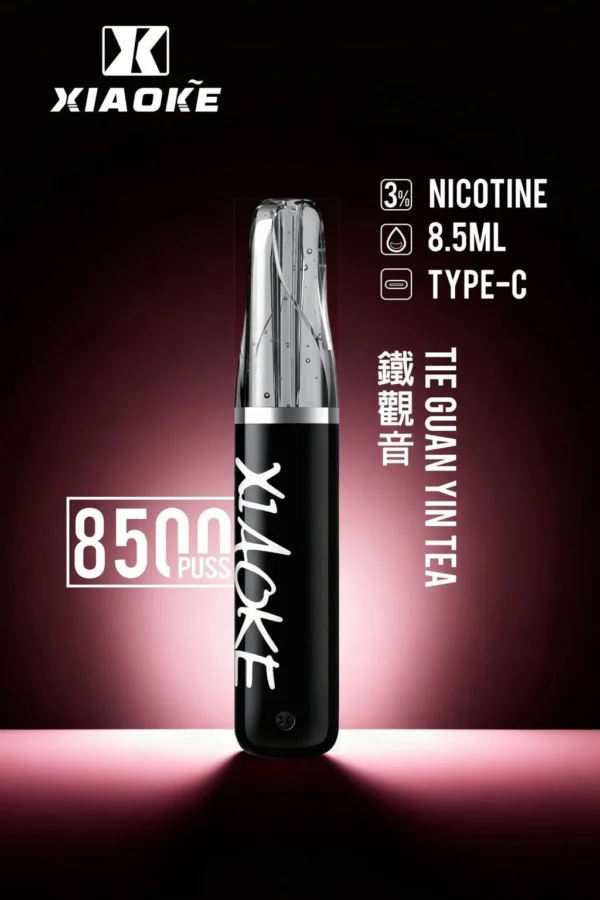 7cb48781ffe4451f884f40b8217c71a1-1024x1536.jpg XIAOKE 梟客 8500口拋棄式電子煙|3%尼古丁鹽配比 8.5ml儲油容量 Type-C充電設計 長效續航 台灣現貨