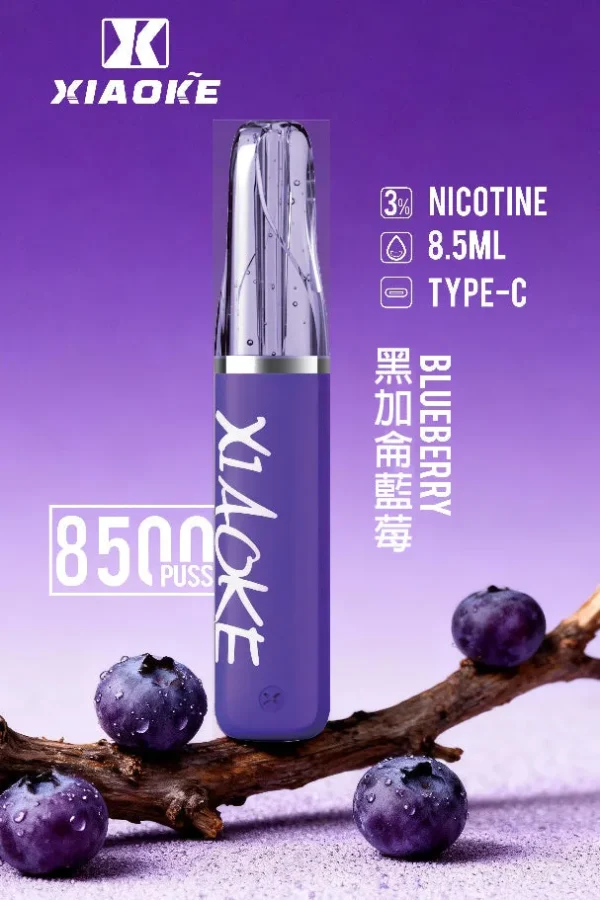 8b2c17ea1d548700b8e9ec2a9e768390.jpg XIAOKE 梟客 8500口拋棄式電子煙|3%尼古丁鹽配比 8.5ml儲油容量 Type-C充電設計 長效續航 台灣現貨