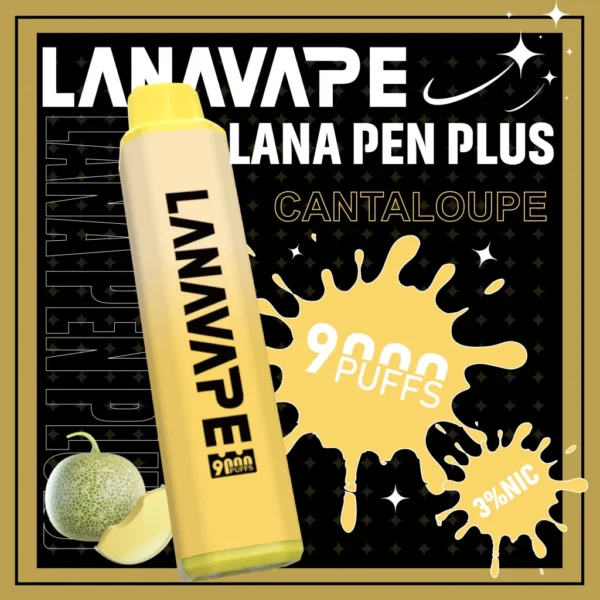 LANA PEN PLUS 9000口拋棄式電子煙｜3%尼古丁鹽黃金配比 15ml巨量儲油 Mesh網芯 Type-C充電 台灣現貨