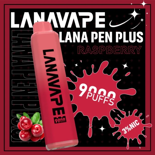LANA PEN PLUS 9000口拋棄式電子煙｜3%尼古丁鹽黃金配比 15ml巨量儲油 Mesh網芯 Type-C充電 台灣現貨