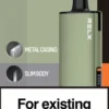 RELX悅刻x-box-16000口拋棄式電子煙-綠色主機 RELX 悅刻 X-BOX 16000口換彈式拋棄式電子煙套裝|12W-16W雙段功率調節 3%尼古丁鹽 Mesh網狀芯 台灣現貨