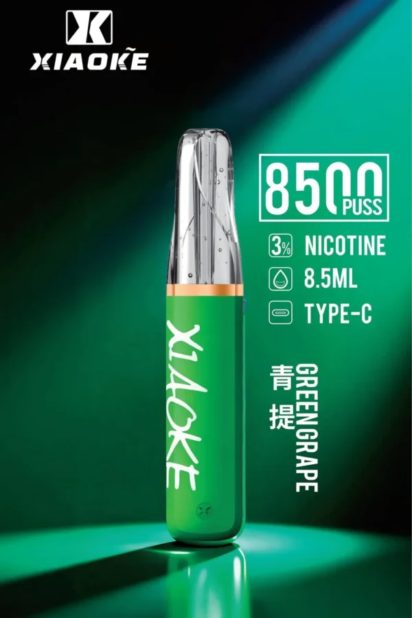 bede8c3d084105e043d192765e2199c6-1024x1536.jpg XIAOKE 梟客 8500口拋棄式電子煙|3%尼古丁鹽配比 8.5ml儲油容量 Type-C充電設計 長效續航 台灣現貨