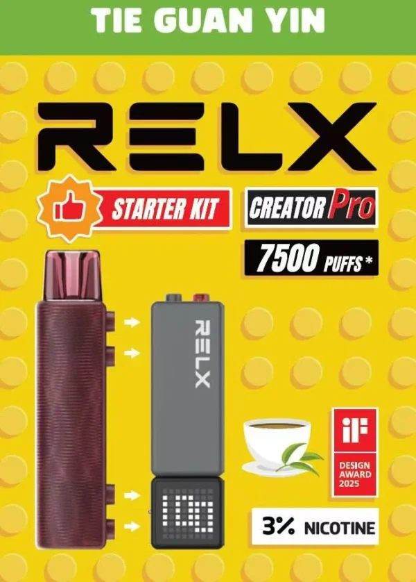 圖片_20260131011124_145_7 RELX 悅刻 Creator積木 7000口拋棄式電子煙套裝|主機+煙彈入門組 6ml儲油倉 3%尼古丁鹽 綿密霧化口感 台灣現貨